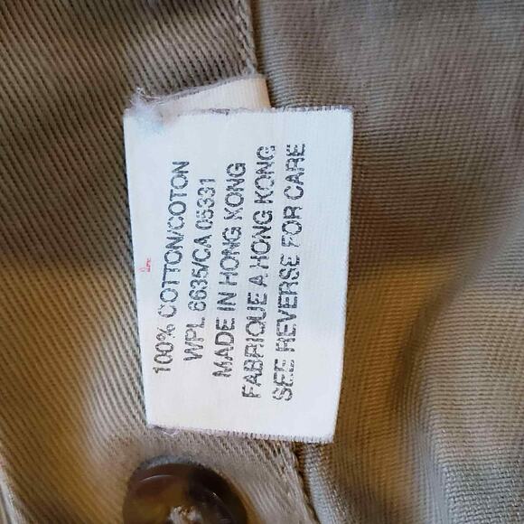 Woolrich Shirt Cotton Canvas Pocket Mens Size Large L Khaki LS Button Down - Picture 10 of 12